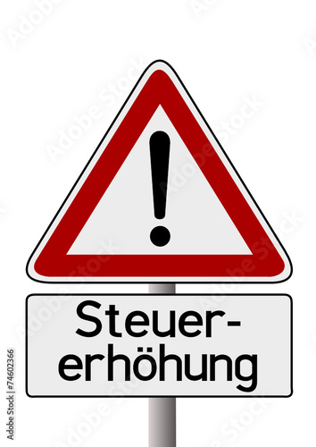 Achtung Steuererhöhung