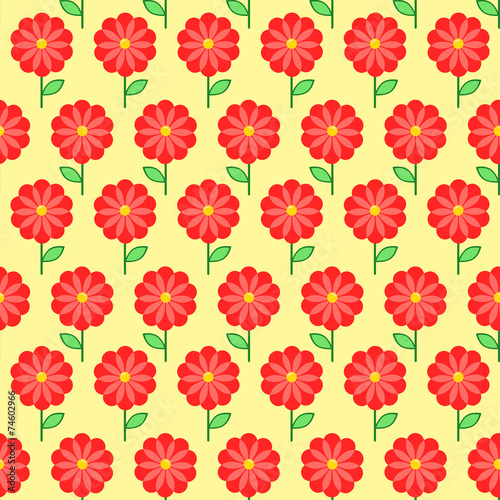 Wallpaper Mural Floral seamless pattern. Flowers background Torontodigital.ca