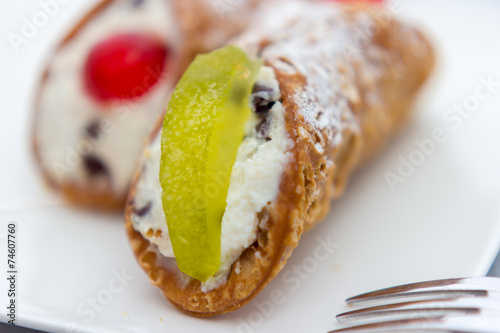 Sicilian cannoli from Italy