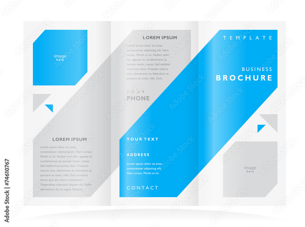 brochure design template vector tri-fold flat brochure design template vector tri-fold flat