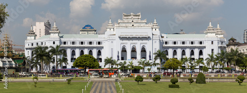 City Hall of Yangon, Myanmar photo