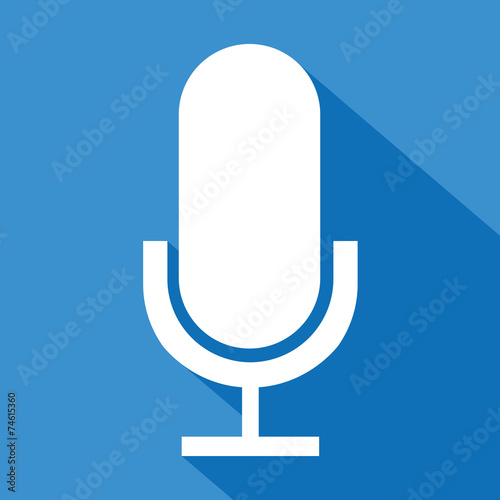Logo microphone. Micro.