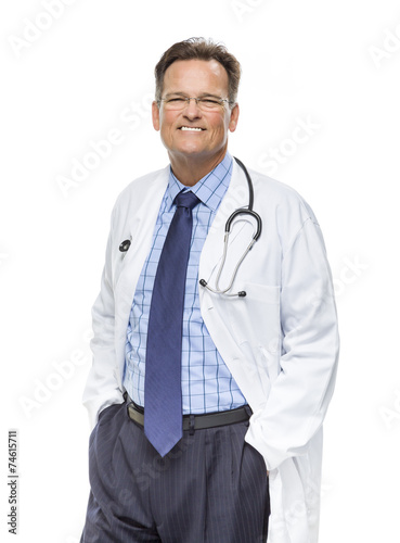 Smiling Male Doctor in Lab ...