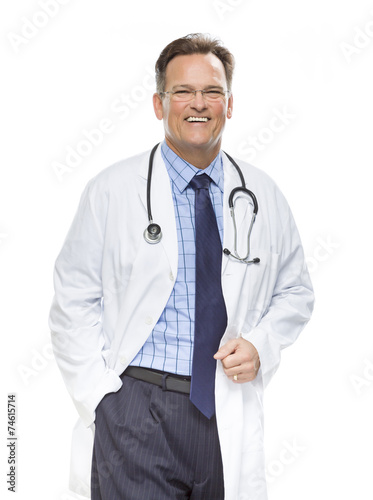 Smiling Male Doctor in Lab ...