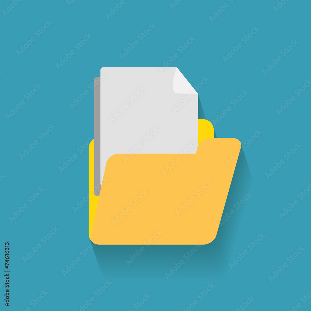 folder with paper folder with paper