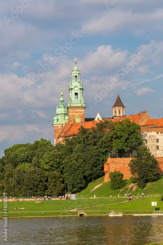 Wawel castle in Kracow #74616377