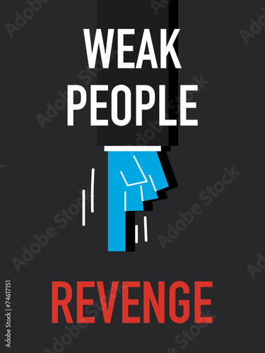 Word WEAK PEOPLE