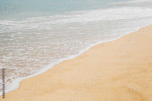 seashore, sea meets sand