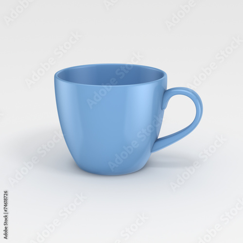 3d rendered cup.