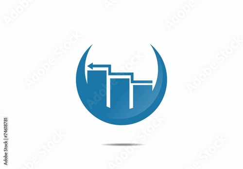 Free Download abstract arrow graphic icon  finance logo vector - GFXLoad