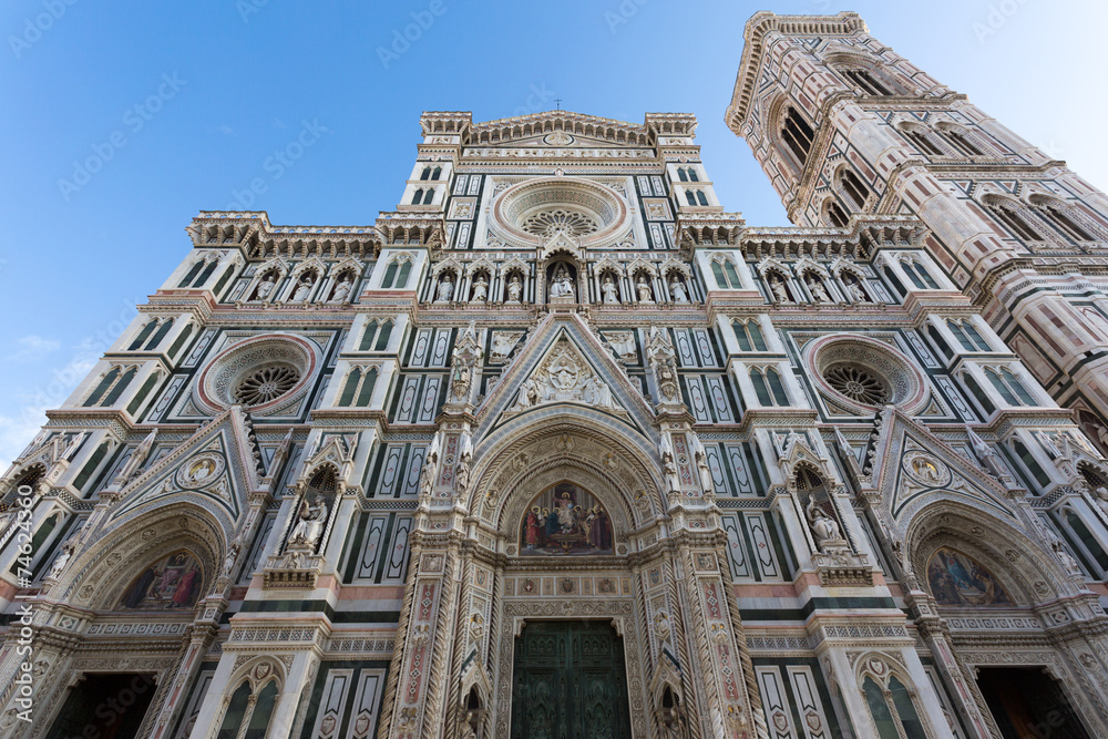 Florence Cathedral, details of the front side