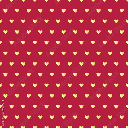 Seamless pattern with hearts for Valentine's Day