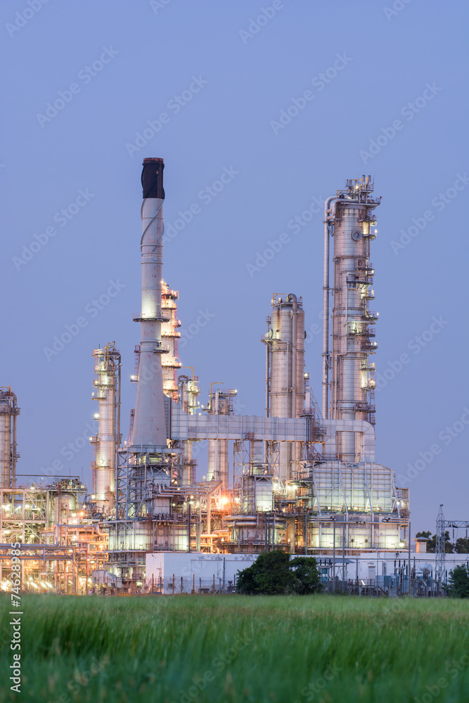 petrochemical industrial plant power station