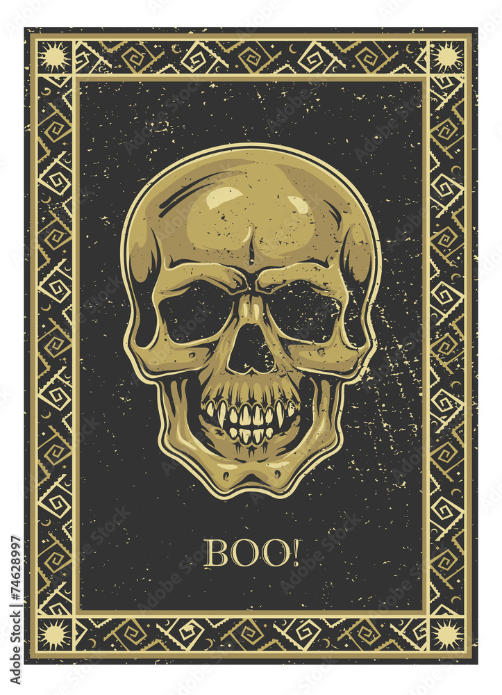 Fototapeta premium design element for halloween. hand drawn. vector