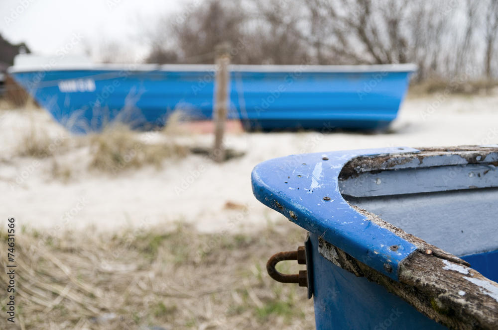 two ancient fishing boats two ancient fishing boats