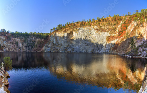 mining acidic lake located in Rio Tinto, Spain.