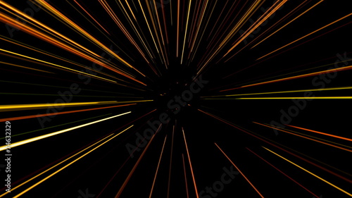 Random rotation of laser beams. Seamless loop.. 4K UHD