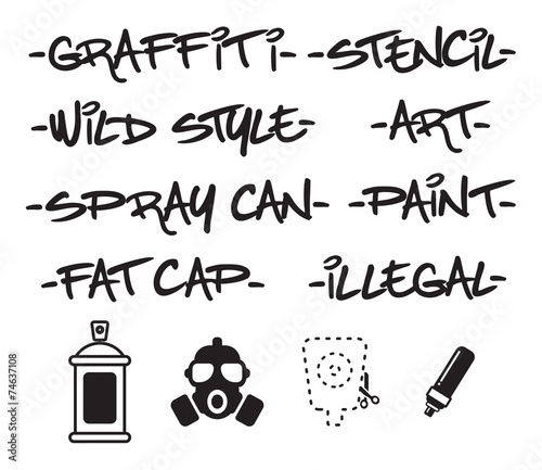 Graffiti Writing And Icons