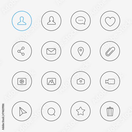 Social Network icons