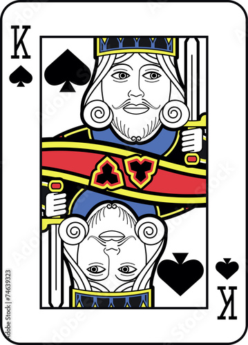 Stylized King of Spades