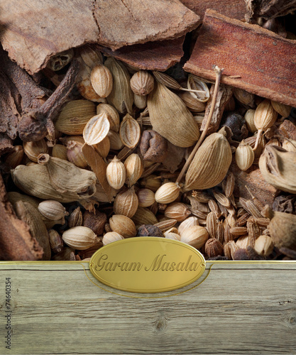 Garam Masala labeled