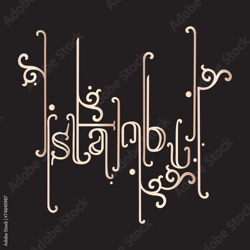 Creative Istanbul Typography
