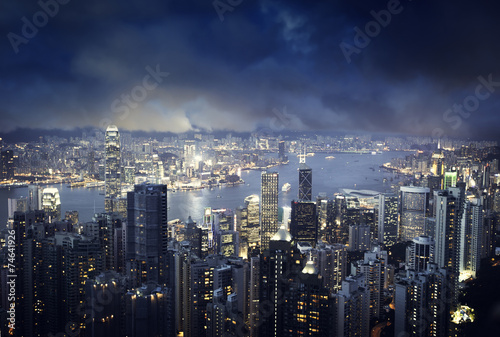 Hong Kong island from Victoria's Peak © Iakov Kalinin