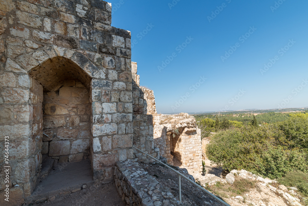 Central crusader tower at Yehiam