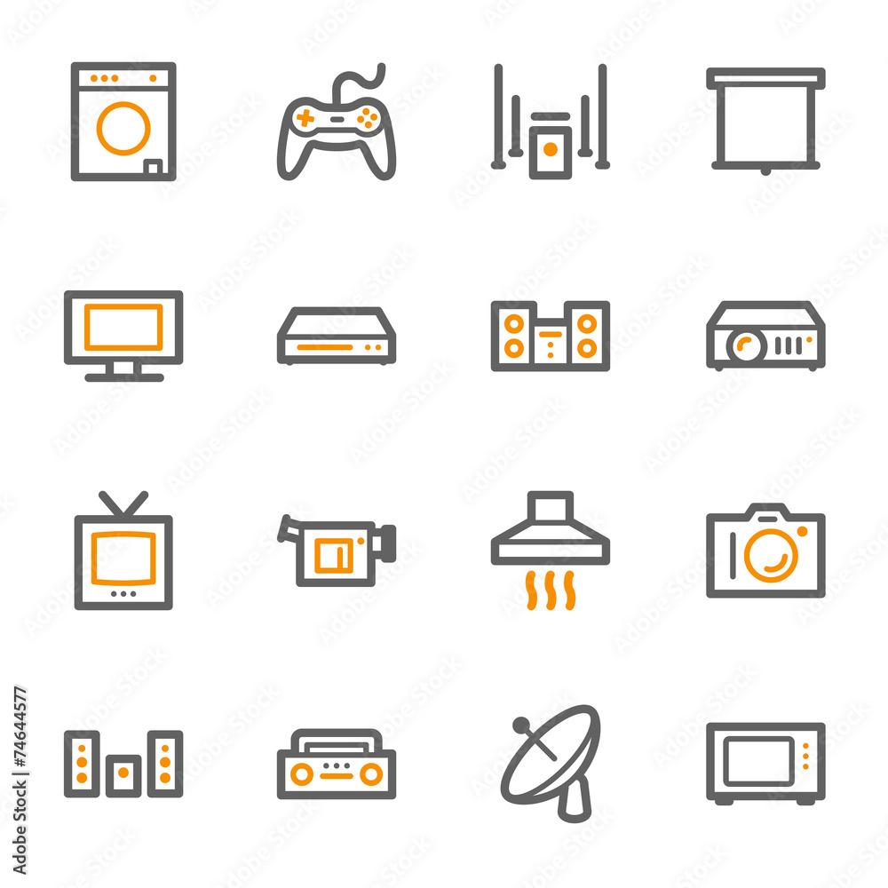 Home Appliance web icons set Home Appliance web icons set