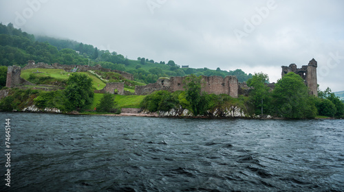 Urquhart Castle view from Loch Ness photo