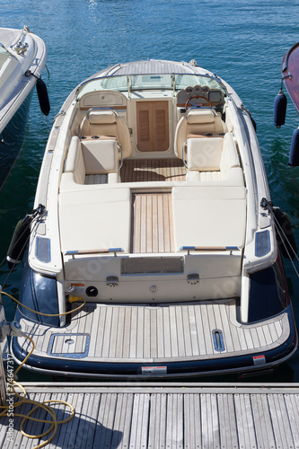 Wallpaper Mural Parked motorboat Torontodigital.ca