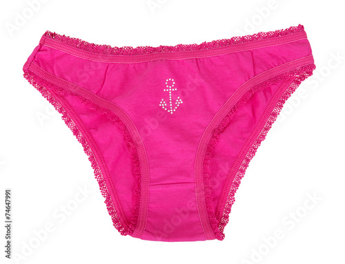 Colored women's fishnet panties