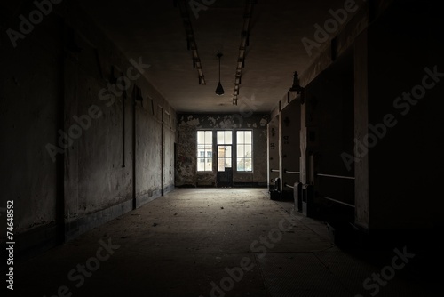 Dark and abandoned place