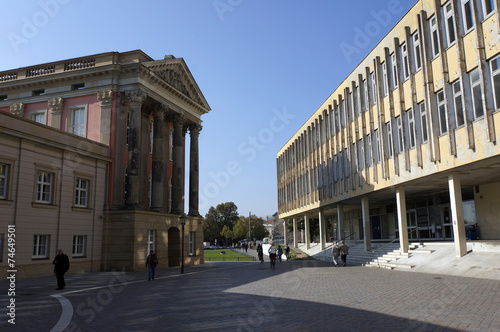 Landtag und Fachhochschule