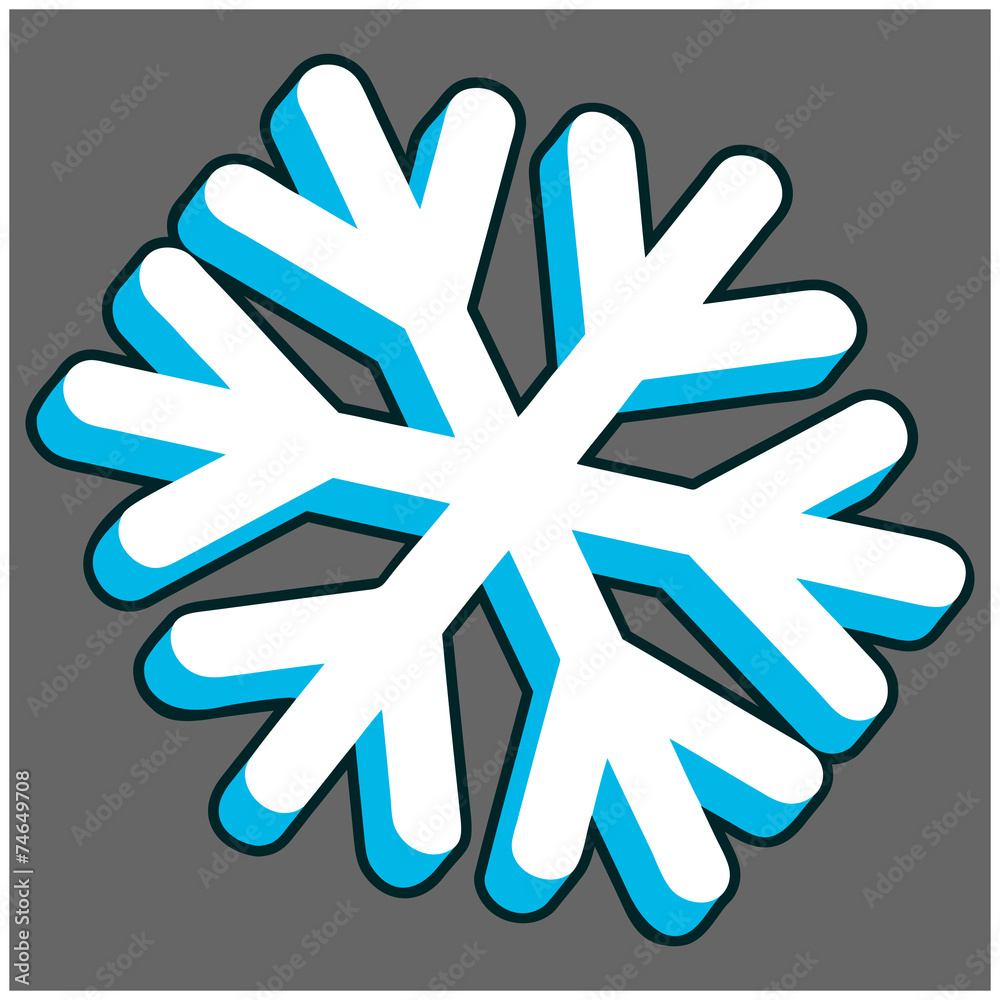 3D Snowflake 3D Snowflake