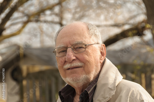 portrait of senior man