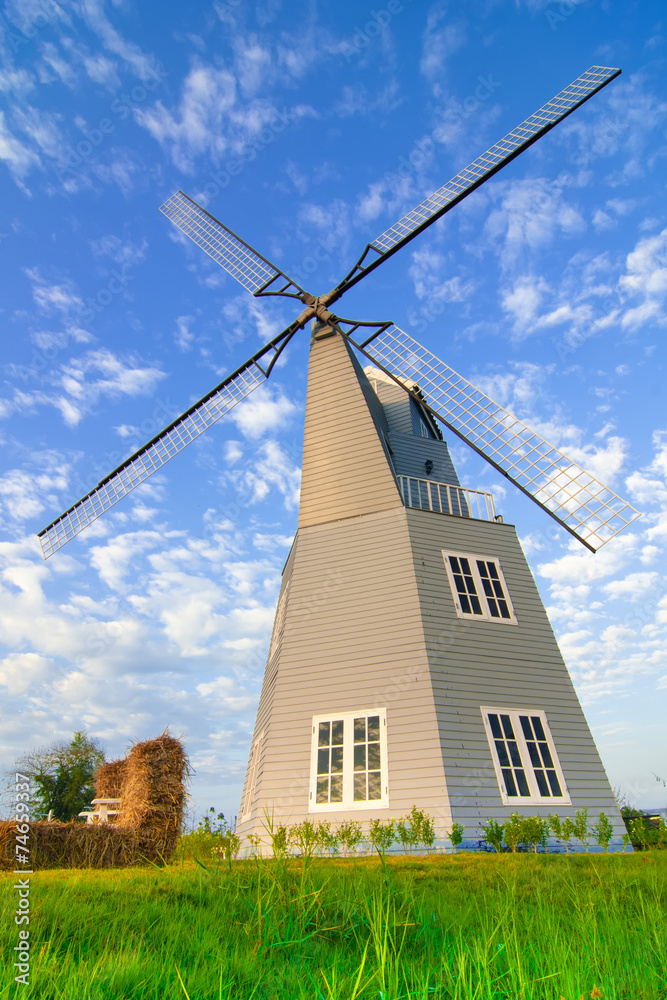 Obraz premium Thai windmill in Chiangmai Thailand