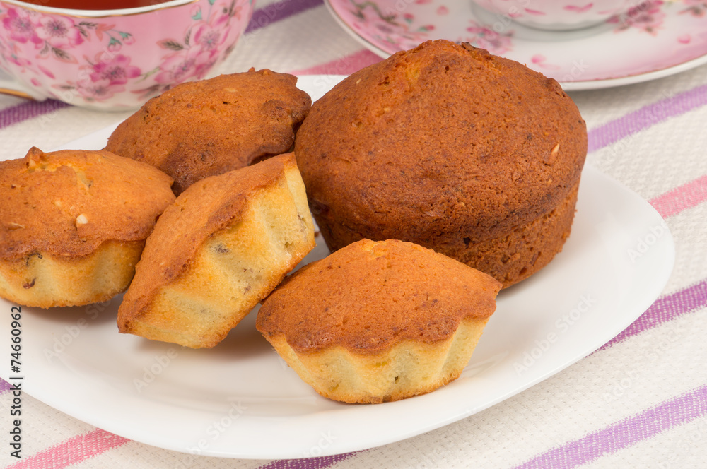 Muffins and tea Muffins and tea