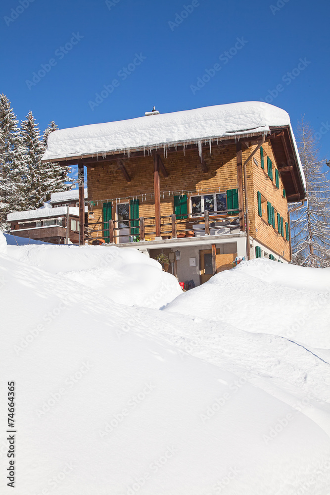 Winter in alps