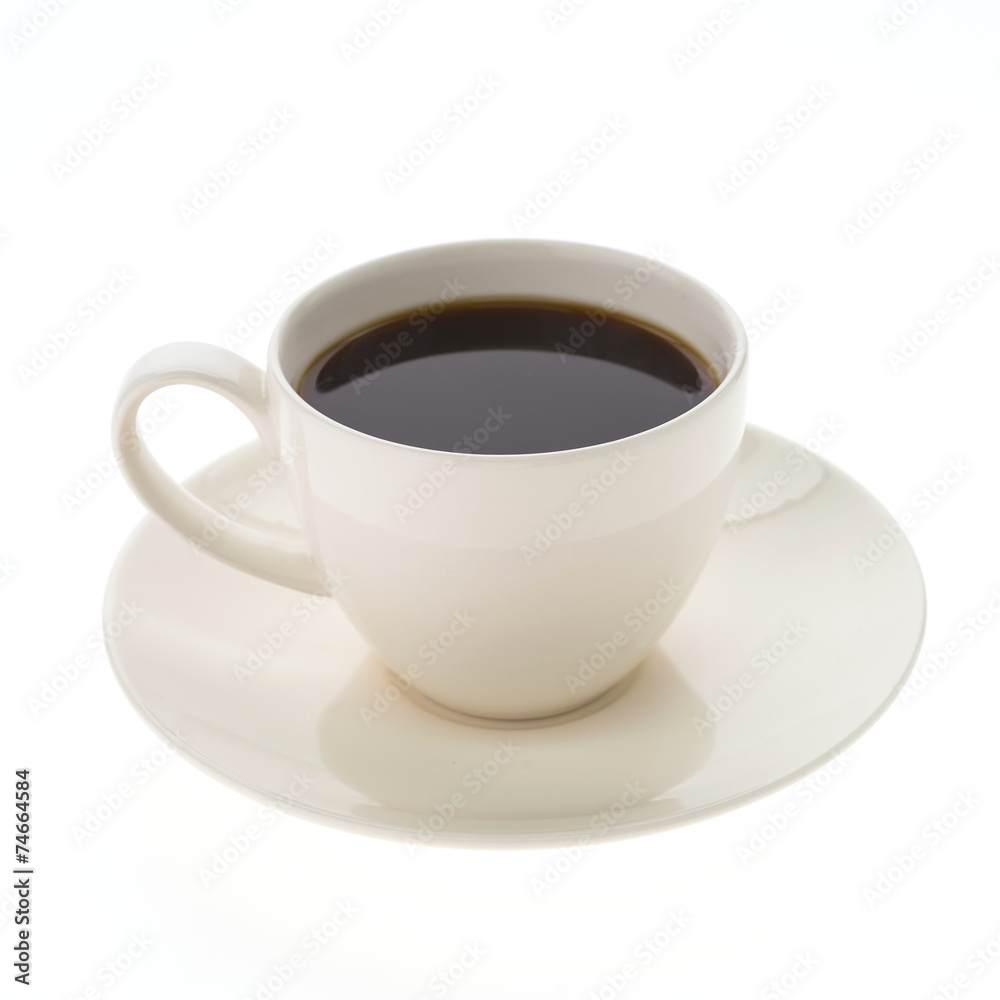 Black coffee cup