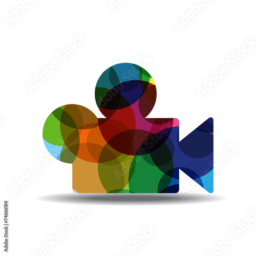 Video Colorful Vector Icon Design