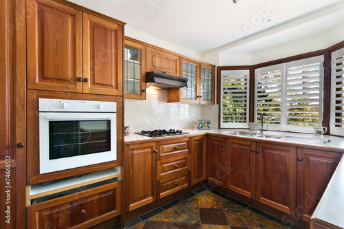 modern gourmet kitchen interior