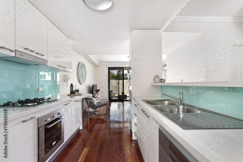 modern gourmet kitchen interior