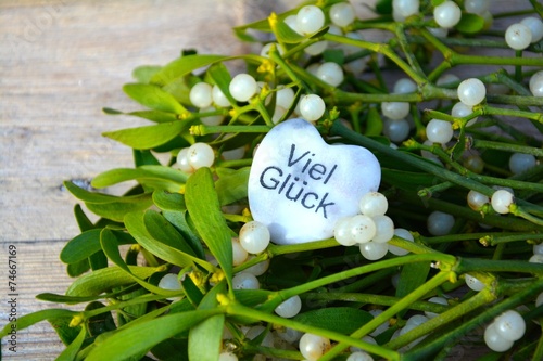 Viel Glück - Mistelzweige