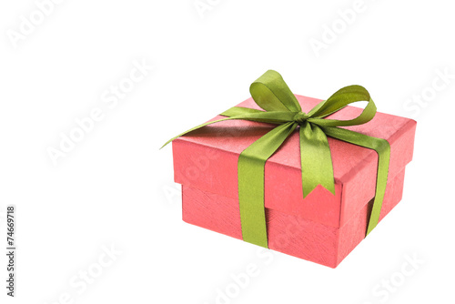 Red gift box © siraphol
