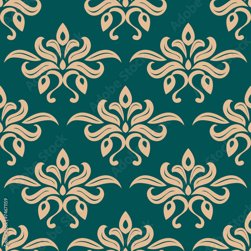 Tulips floral seamless pattern