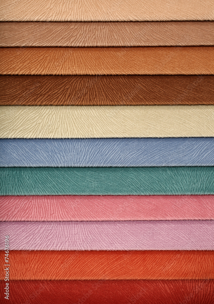 Textile materials variety shades of vivid colors Textile materials variety shades of vivid colors