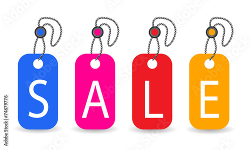 Sale Tags, vector
