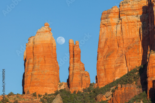 Full Moon Over Cathedral Rock