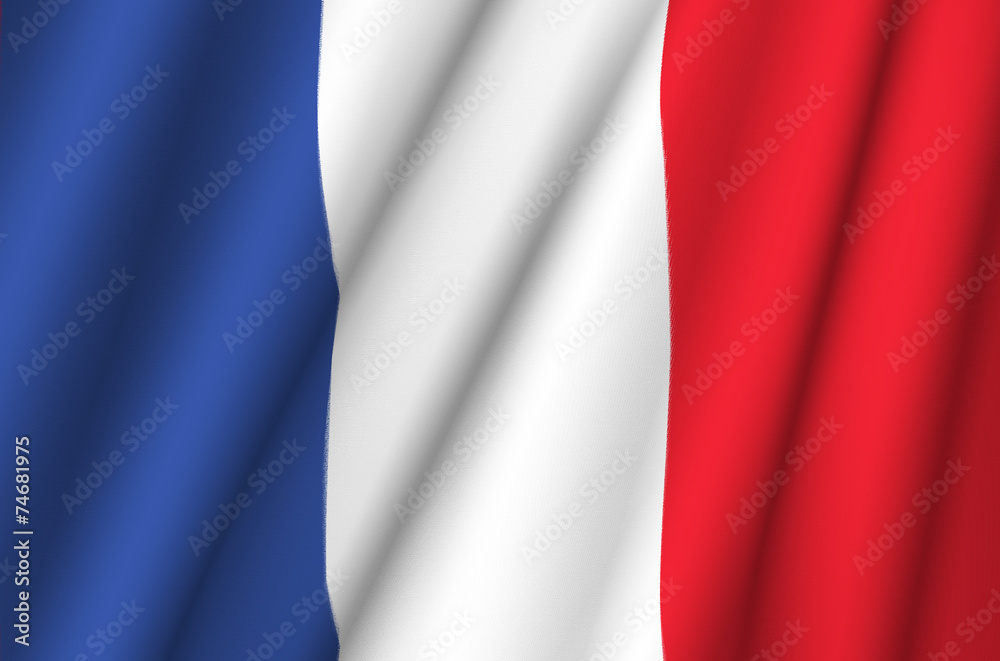 Fabric Flag of France